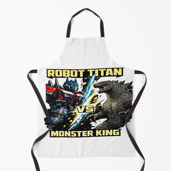 Item preview, Robot Titan vs Monster King — Mech vs Kaiju Showdown Tee designed and sold by POD DYNASTY.