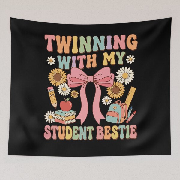 Item preview, Twinning With My Student Bestie Spirit Week Matching  designed and sold by THREE LITTLE BEANS.