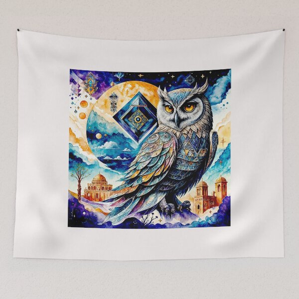 Item preview, Mystical Owl Under the Moonlight #5 designed and sold by Helios Be. Lavsh.