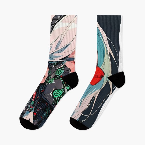 Item preview, Neon Cyberpunk Android Girl – Futuristic Sci-Fi Tech Aesthetic designed and sold by Dyan4.