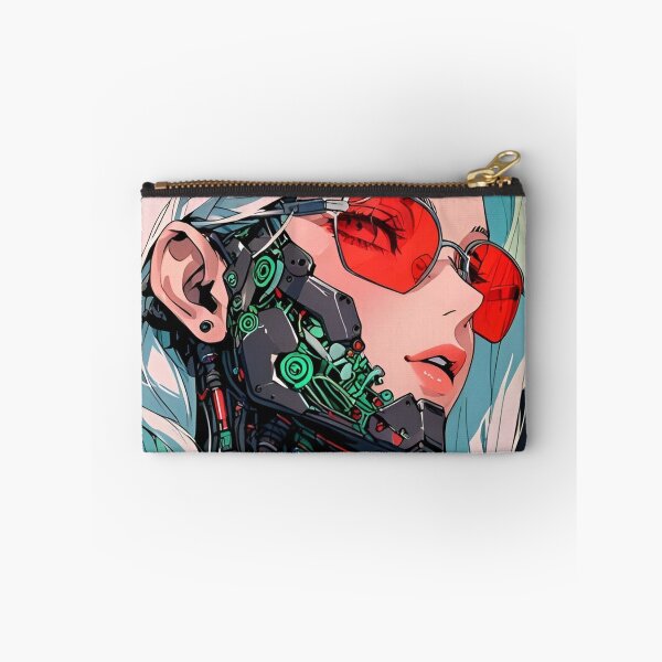 Artikelvorschau, Neon Cyberpunk Android Girl – Futuristische Sci-Fi-Tech-Ästhetik entworfen und verkauft von Dyan4.
