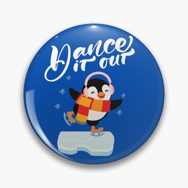Item preview, Dance It Out Penguin Illustration designed and sold by TheBeeKindSpace.