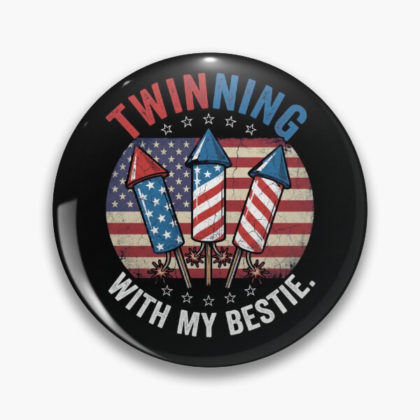Item preview, Twinning with My Bestie Patriotic 4th of July Matching designed and sold by THREE LITTLE BEANS.