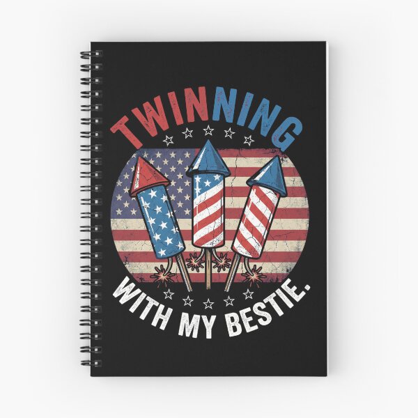 Item preview, Twinning with My Bestie Patriotic 4th of July Matching designed and sold by THREE LITTLE BEANS.