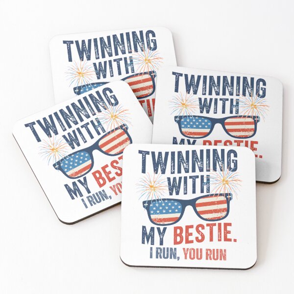 Item preview, Twinning with My Bestie Patriotic 4th of July Matching designed and sold by THREE LITTLE BEANS.