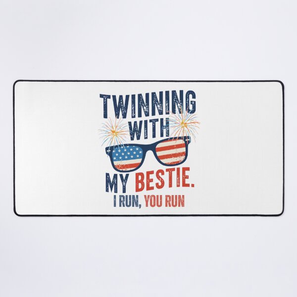 Item preview, Twinning with My Bestie Patriotic 4th of July Matching designed and sold by THREE LITTLE BEANS.