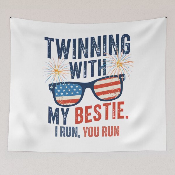 Item preview, Twinning with My Bestie Patriotic 4th of July Matching designed and sold by THREE LITTLE BEANS.