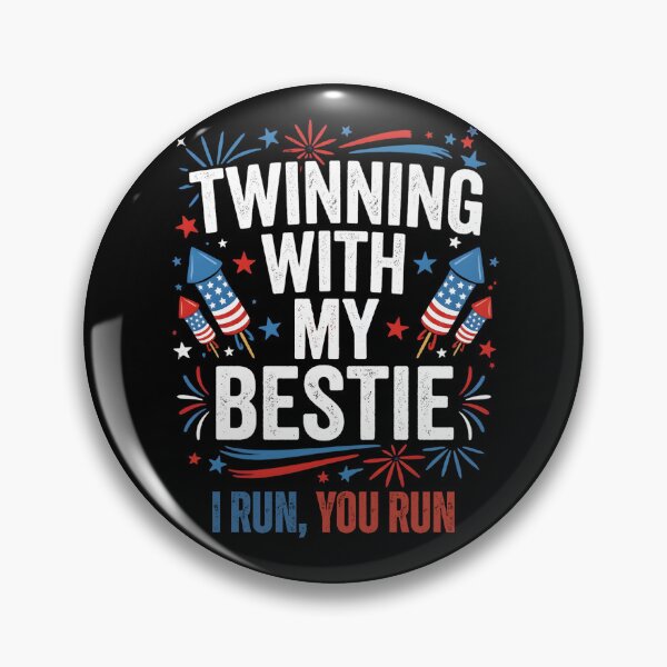 Item preview, Twinning with My Bestie Patriotic 4th of July Matching designed and sold by THREE LITTLE BEANS.