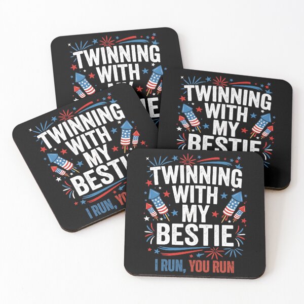 Item preview, Twinning with My Bestie Patriotic 4th of July Matching designed and sold by THREE LITTLE BEANS.