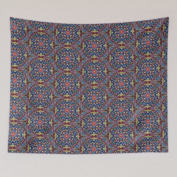 Item preview,  Textile Art '' Vibrant Egyptian Lotus '' designed and sold by BUTTER7FLY.