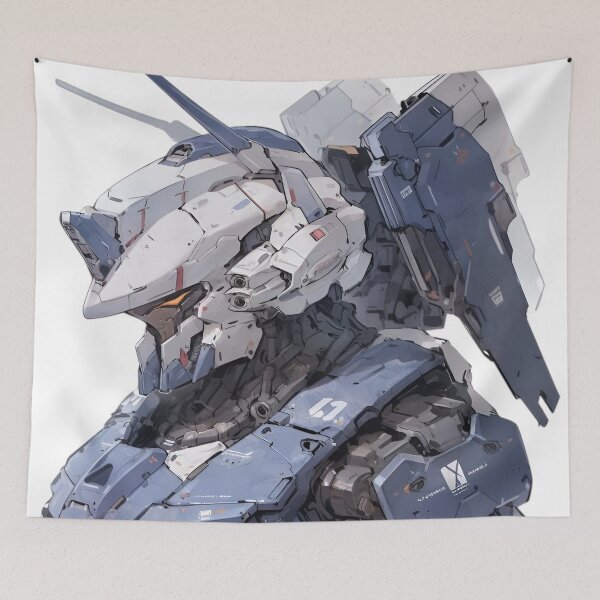 Item preview, Cybernetic Vanguard Mecha – Futuristic Tactical Battle Armor Illustration designed and sold by Dyan4.