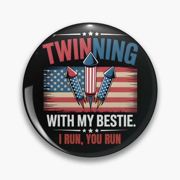 Item preview, Twinning with My Bestie Patriotic 4th of July Matching designed and sold by THREE LITTLE BEANS.