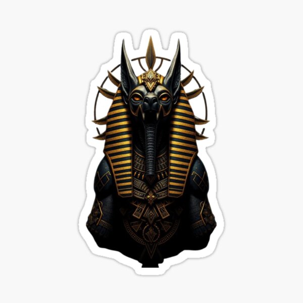 Item preview, Golden Anubis The Gilded Guardian of the Underworld designed and sold by YTAStudio.