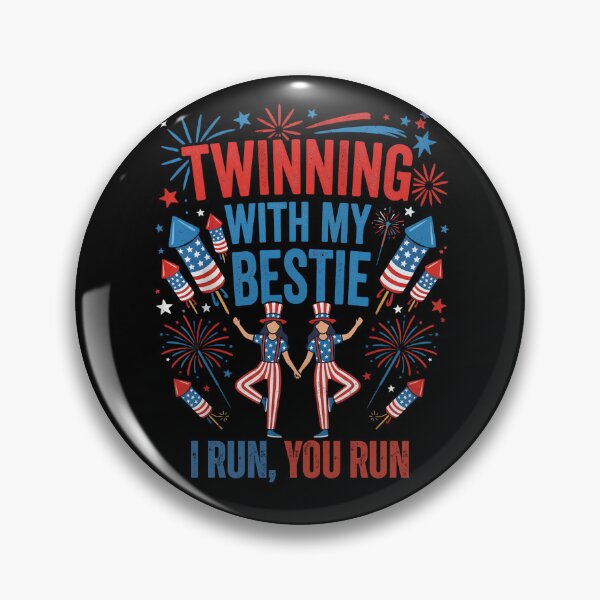 Item preview, Twinning with My Bestie Patriotic 4th of July Matching designed and sold by THREE LITTLE BEANS.