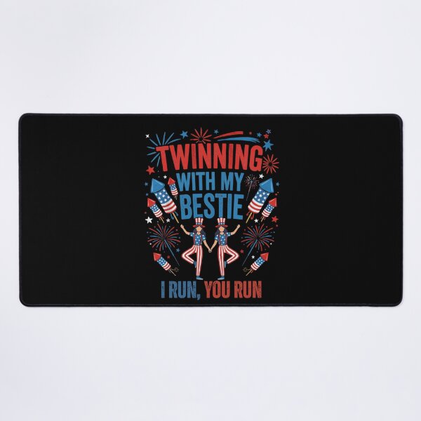 Item preview, Twinning with My Bestie Patriotic 4th of July Matching designed and sold by THREE LITTLE BEANS.