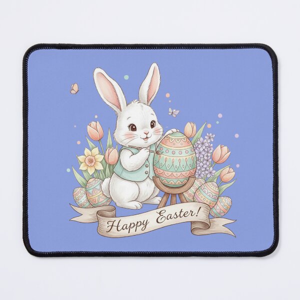 Item preview, The Artist Bunny: Hand-Painted Easter Magic designed and sold by InkWeaveShop.