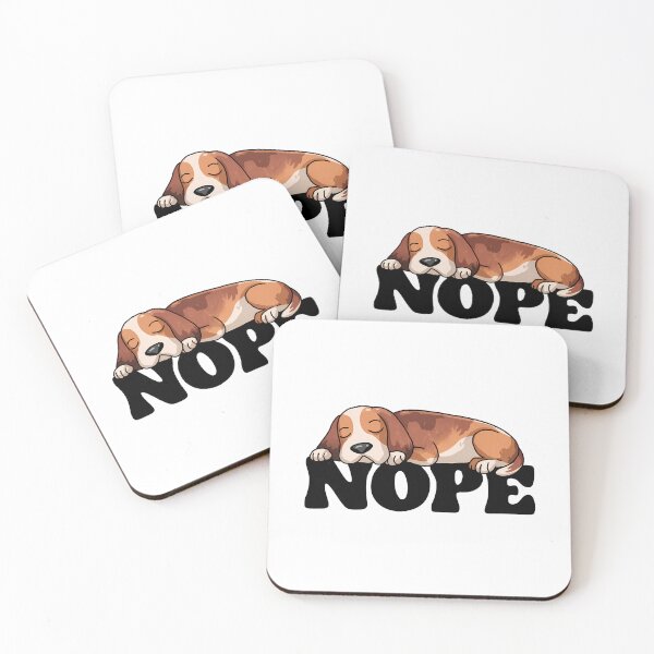 Item preview, Nope Saying Beagle designed and sold by KD Merch.