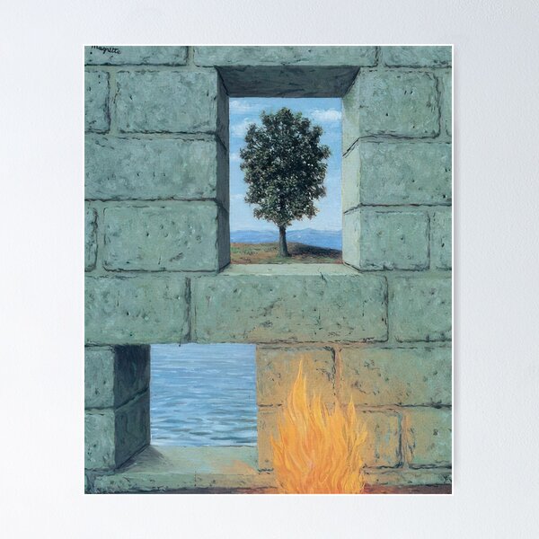Item preview, mental complacency 1950 - René Magritte  designed and sold by nebelimr.