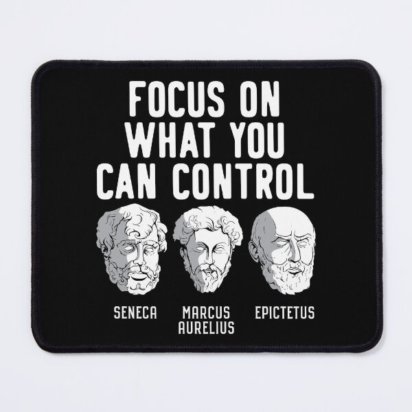 Item preview, Stoicism Focus Quore Stoic Philosophers Seneca Marcus Aurelius Epictetus designed and sold by Carl's Clothing.