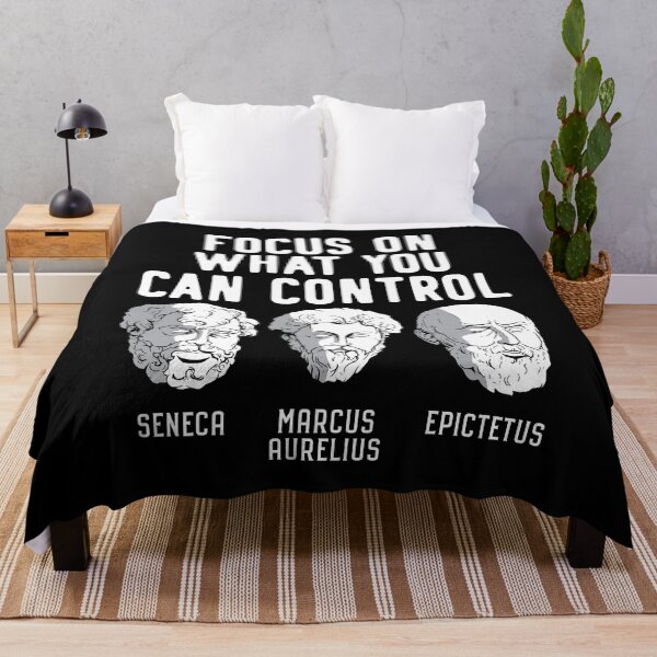 Item preview, Stoicism Focus Quore Stoic Philosophers Seneca Marcus Aurelius Epictetus designed and sold by Carl's Clothing.