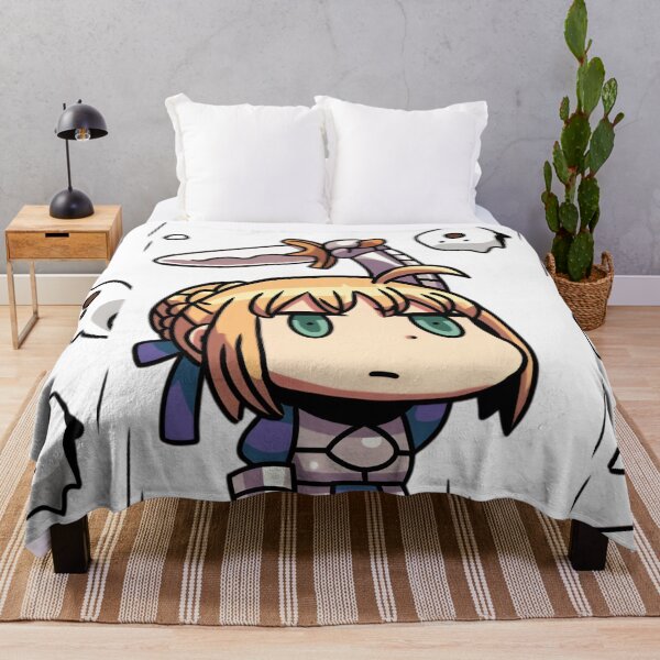Item preview, Saber - Chibi Ghost Knight – Cute Dark Fantasy Anime Warrior Illustration designed and sold by Dyan4.