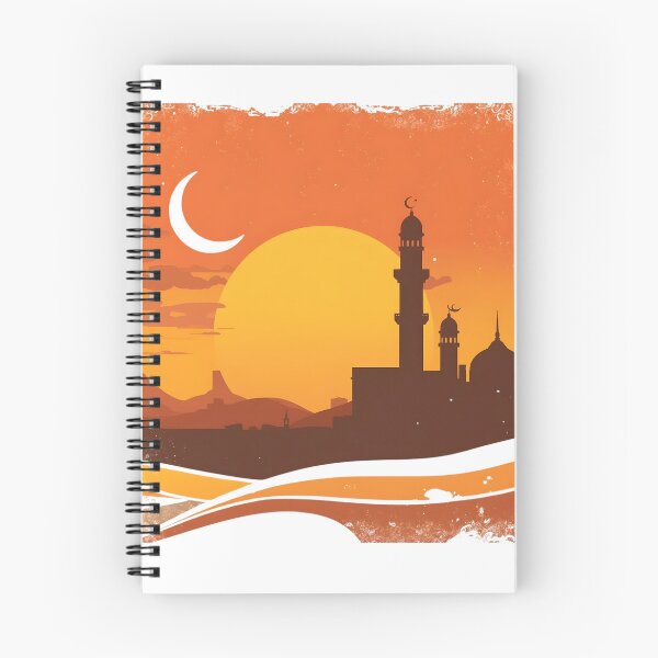 Item preview, Vintage 1970s Style Ramadan Sunset Art designed and sold by WowDezign.