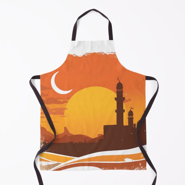 Item preview, Vintage 1970s Style Ramadan Sunset Art designed and sold by WowDezign.