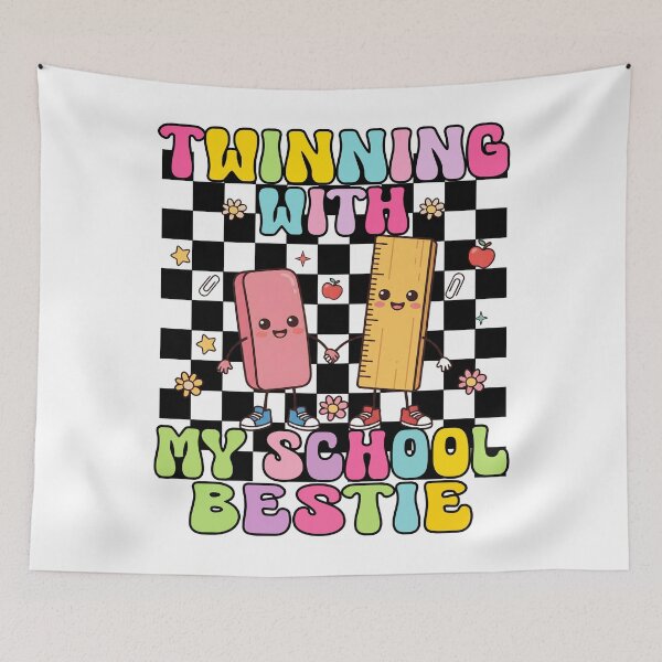 Item preview,  Twinning With My School Bestie designed and sold by THREE LITTLE BEANS.