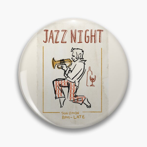 Item preview, Jazz Night Vintage Music Poster, Jazz Art, Posters aesthetic, Restaurant, Cafe decor, Boho eclectic art designed and sold by DanniDan.