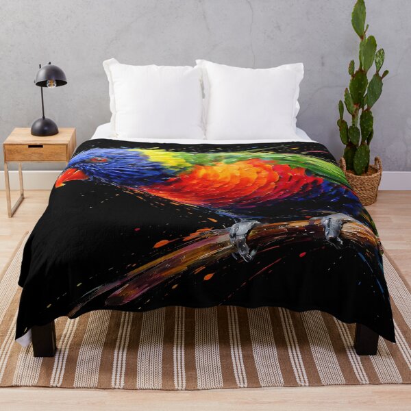 Item preview, Vibrant Rainbow Lorikeet Perched designed and sold by cuprum.