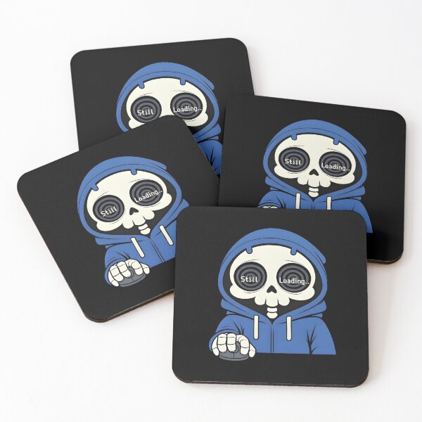 Item preview, Still Loading Gamer Skeleton designed and sold by laggy-soul-0.