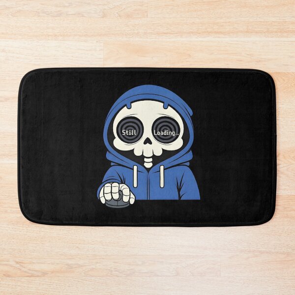 Item preview, Still Loading Gamer Skeleton designed and sold by laggy-soul-0.