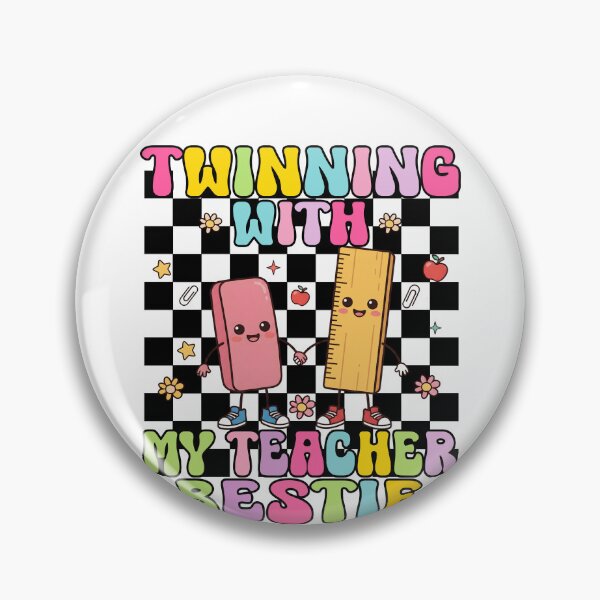 Item preview, Twinning with My Teacher Bestie Cute Matching Friend Twin Day designed and sold by THREE LITTLE BEANS.