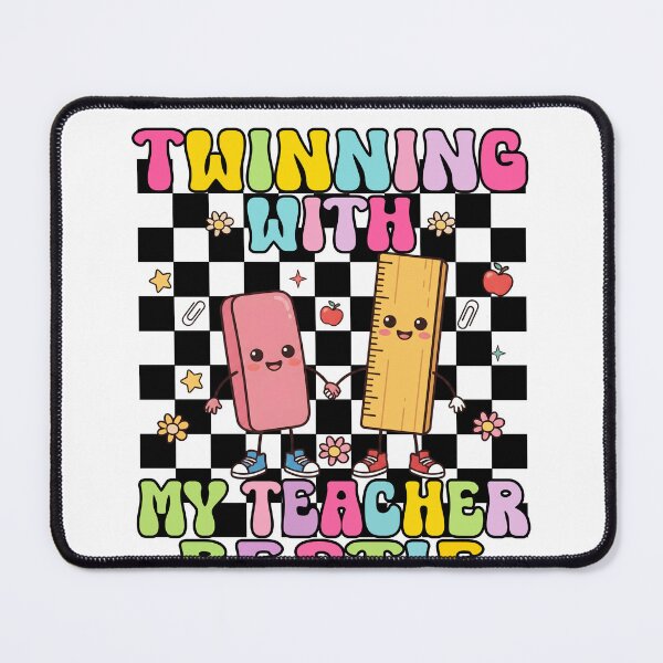 Item preview, Twinning with My Teacher Bestie Cute Matching Friend Twin Day designed and sold by THREE LITTLE BEANS.