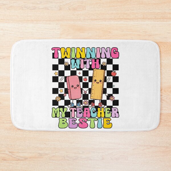 Item preview, Twinning with My Teacher Bestie Cute Matching Friend Twin Day designed and sold by THREE LITTLE BEANS.