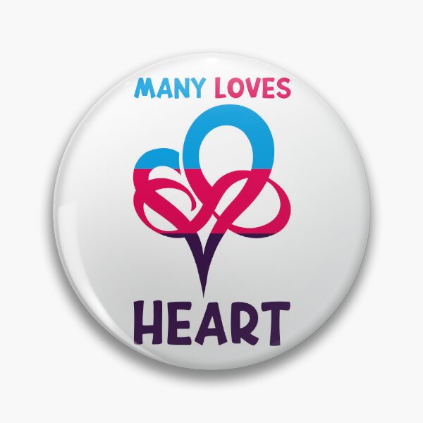 Item preview, Polyamory Flag Design Heart Love Relationship Non-Monogamy designed and sold by Carl's Clothing.