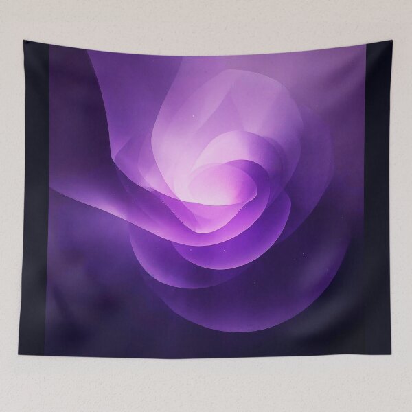 Item preview, Purple Aura Glow – Soft Spiritual Bloom | Atmospheric Violet Energy Art designed and sold by ArtivaNest.