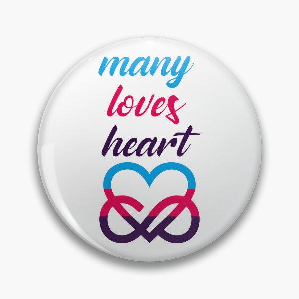 Item preview, Polyamory Pride Flag Heart Many Loves Relationship Non-Monogamy designed and sold by Carl's Clothing.