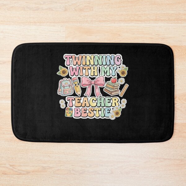 Item preview, Twinning with My Teacher Bestie Cute Matching Friend Twin Day designed and sold by THREE LITTLE BEANS.