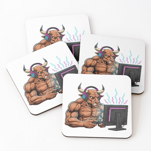 Item preview, Gamer Minotaur - Lost in the Digital Labyrinth Art designed and sold by tricorea.
