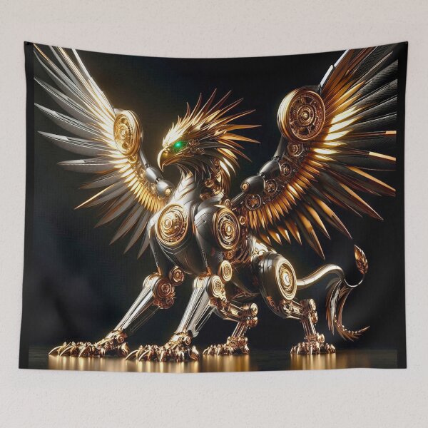 Item preview, Paramount Gold Gryfon - 3D Luxury Automotive Aesthetic designed and sold by Gryfonarts.