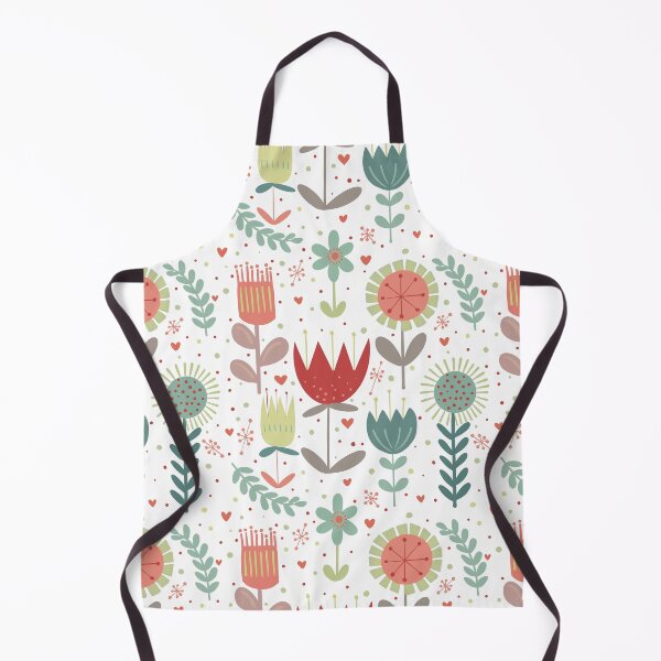 Item preview, Scandi folk art flowers | modern floral design in desaturated colors designed and sold by rose-michele.