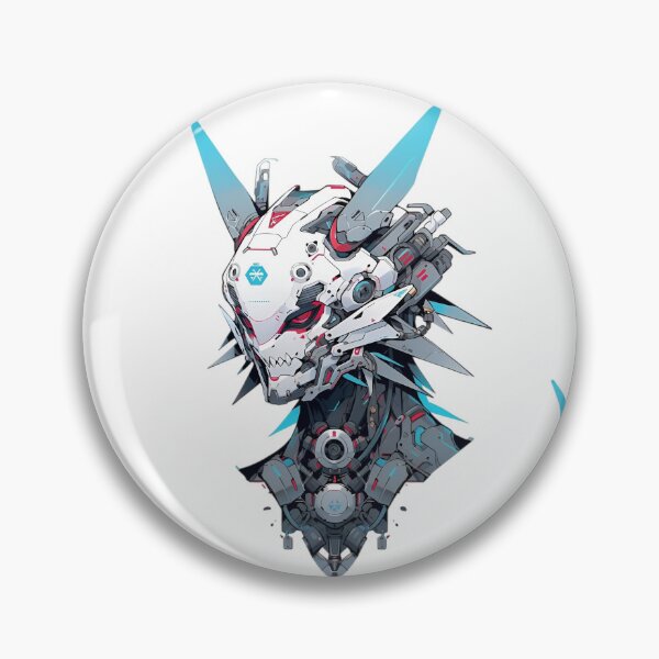 Artikelvorschau, Cyber Dragon Mecha – Futuristische Illustration eines Roboterschädelkriegers entworfen und verkauft von Dyan4.