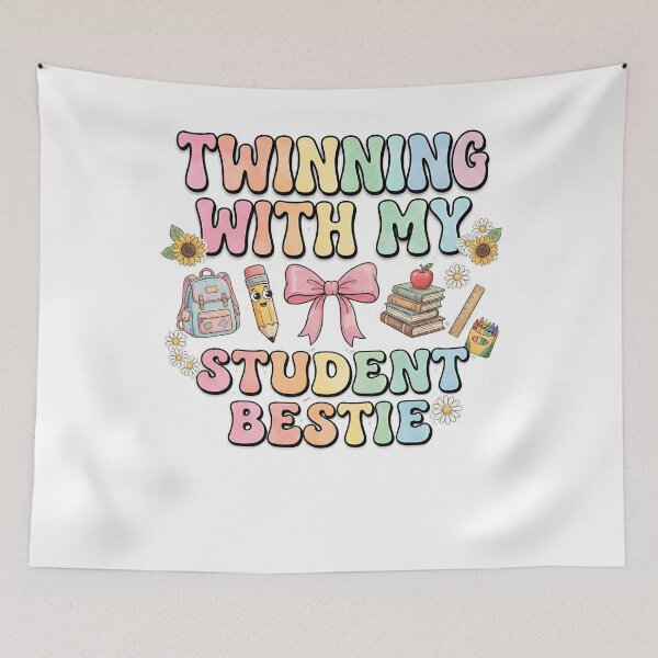 Item preview, Twinning With My Student Bestie Spirit Week Matching  designed and sold by THREE LITTLE BEANS.