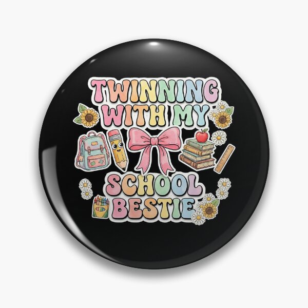 Item preview, Twinning With My School Bestie designed and sold by THREE LITTLE BEANS.