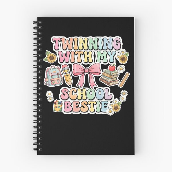 Item preview, Twinning With My School Bestie designed and sold by THREE LITTLE BEANS.