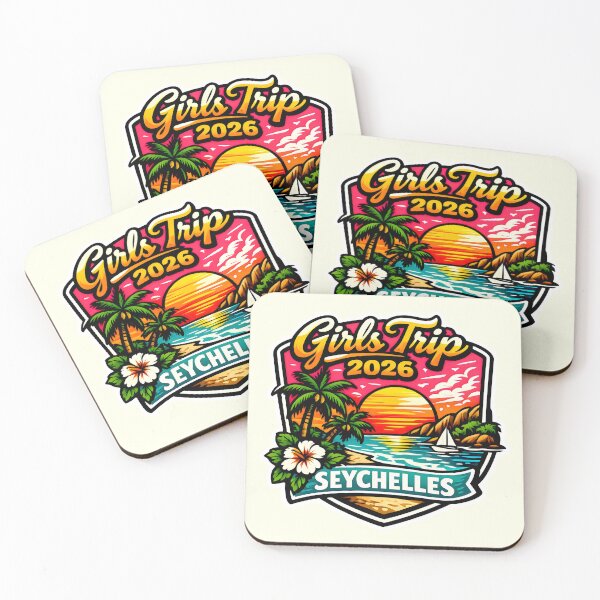 Item preview, Girls Trip 2026 Seychelles Travel Beach Paradise designed and sold by SplashTastic.