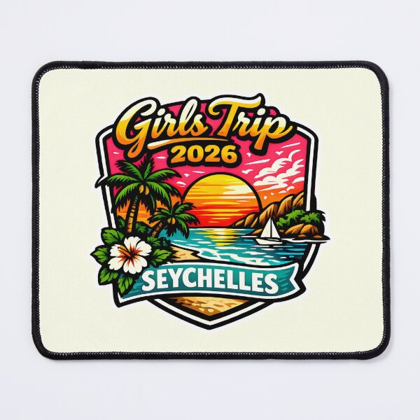 Item preview, Girls Trip 2026 Seychelles Travel Beach Paradise designed and sold by SplashTastic.