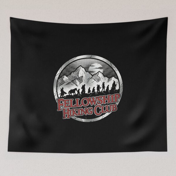Item preview, Fellowship Hiking Club Silver Badge Fantasy Trek designed and sold by Fenay Designs.
