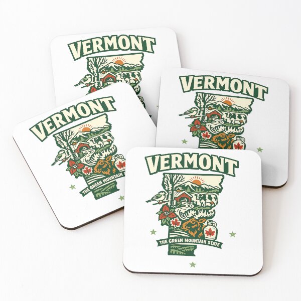 Item preview, Vintage Vermont The Green Mountain State Design designed and sold by Thehatinthecat.